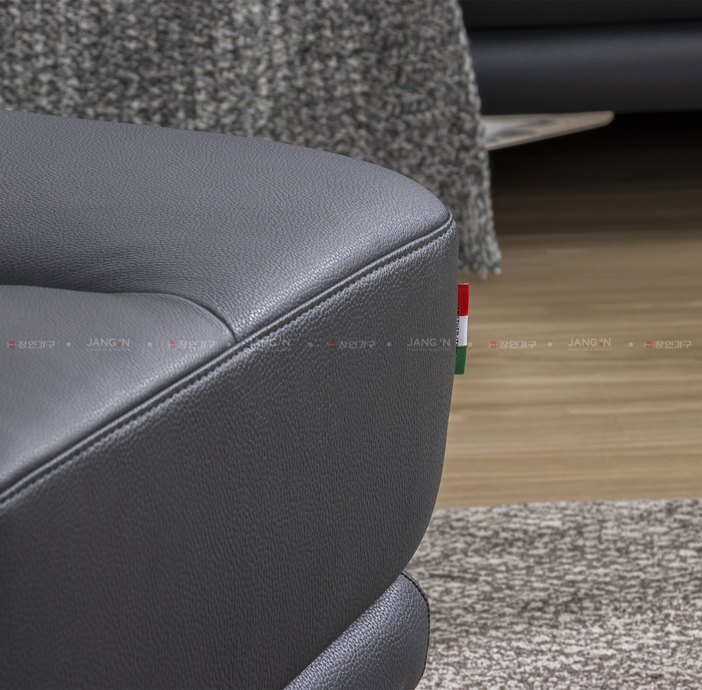 GHẾ ĐÔN SOFA IRIS (DA BÒ)(Hàng Trưng Bày)