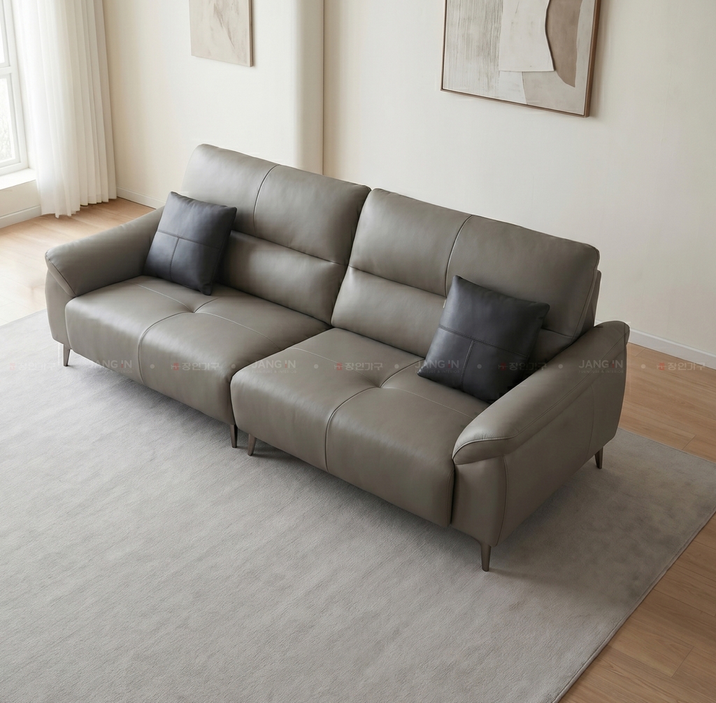 Sofa 4 chỗ Jasmine Leather (Hàng Trưng Bày)