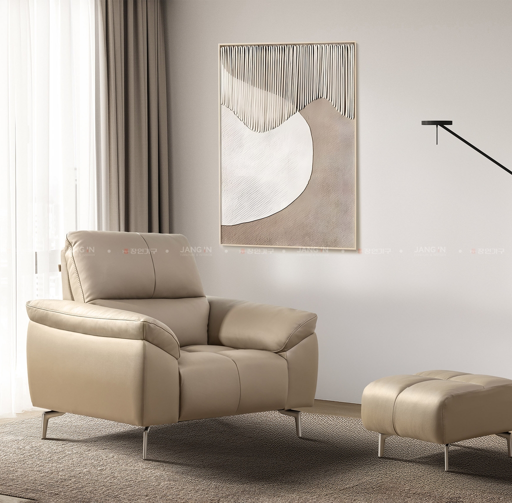 SOFA 1 CHỖ JASMINE _LEATHER(Hàng Trưng Bày)