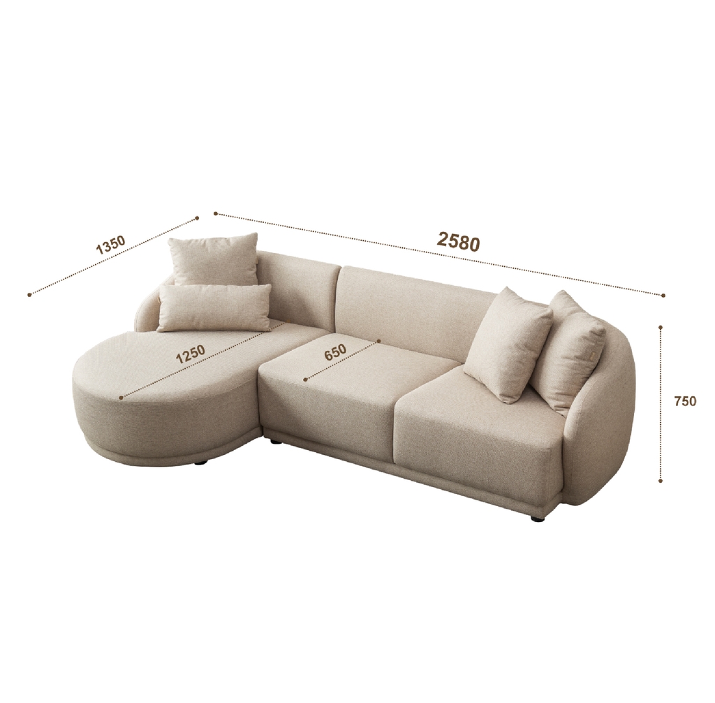 SOFA VẢI JENNIFER TRƯỜNG KỶ