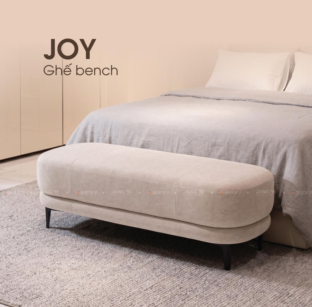 GHẾ DÀI GIƯỜNG JOY(M.L.Beige)