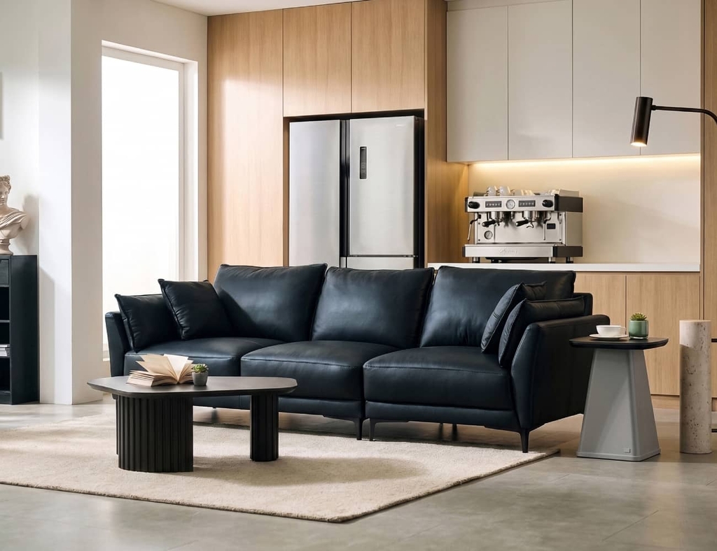 SOFA DA 4 CHỖ LEWIS