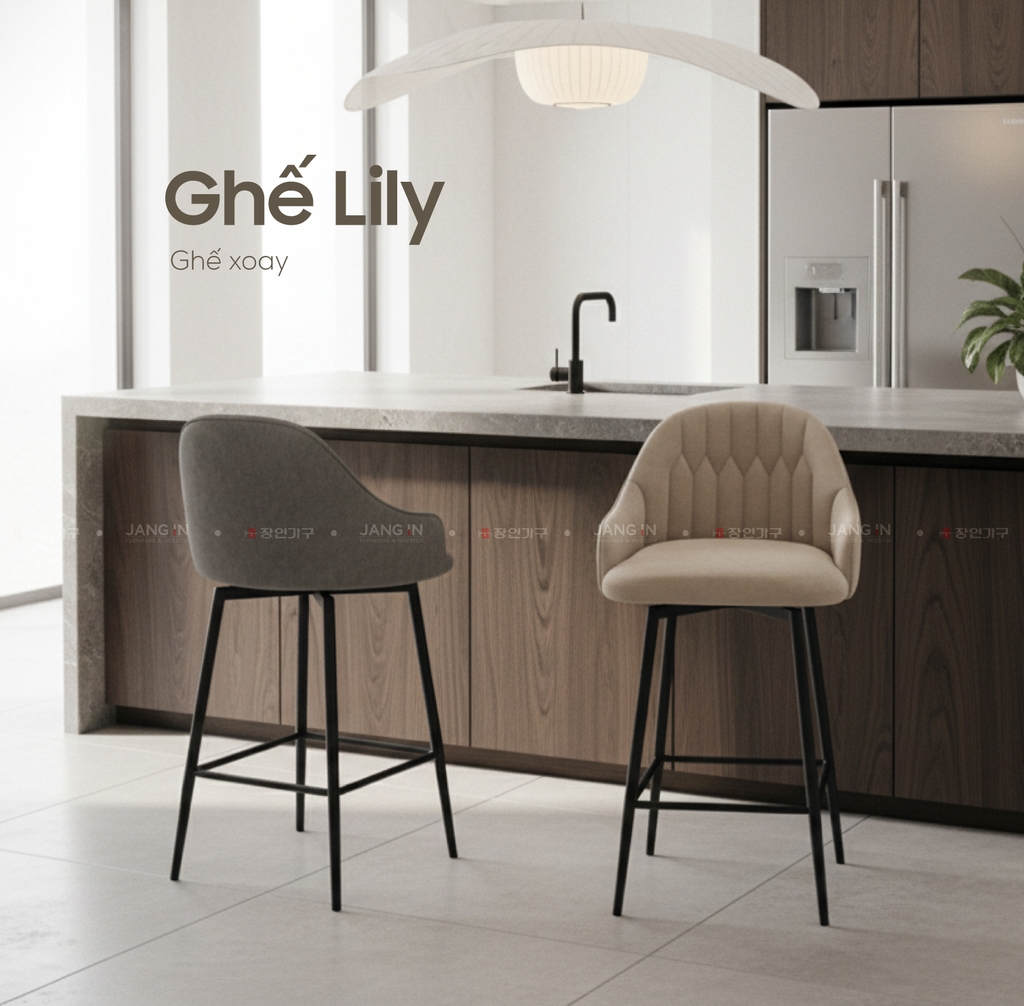 GHẾ LILY XOAY