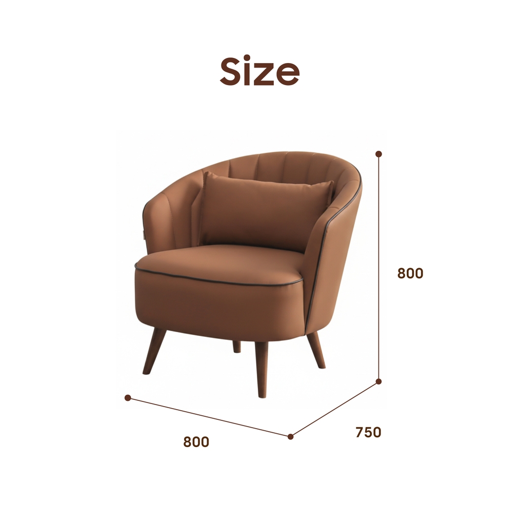 GHẾ SOFA NEST S.L.BROWN