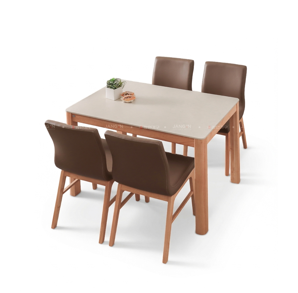 BỘ BÀN ĂN CERAMIC 4 CHỖ NORDIC