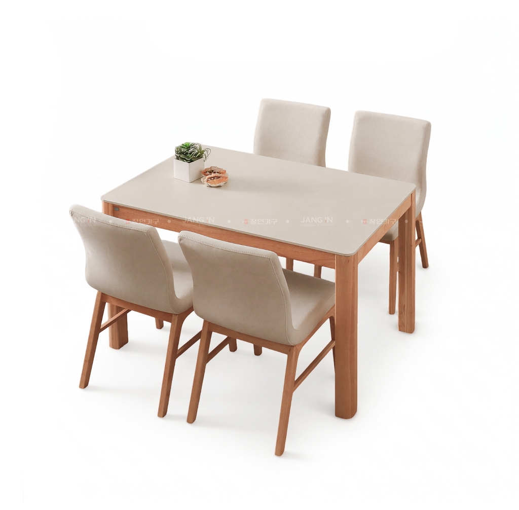 BỘ BÀN ĂN CERAMIC 4 CHỖ NORDIC