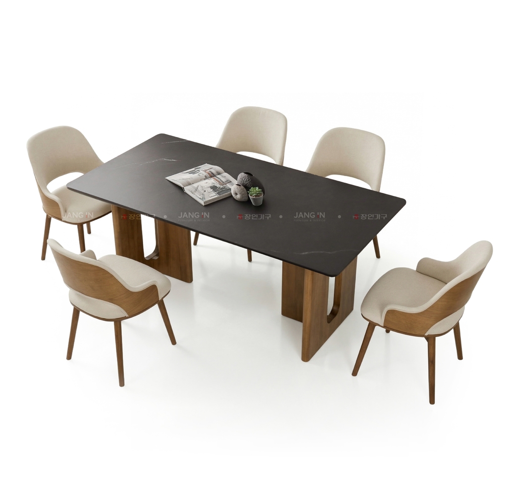 BỘ BÀN ĂN ĐÁ CERAMIC 6 CHỖ PRESTON