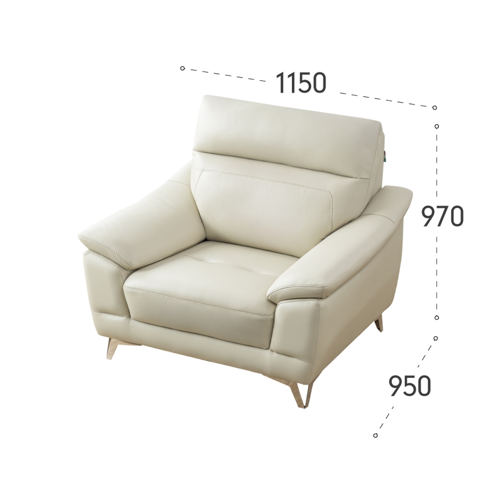 SOFA DA HUDSON ĐƠN