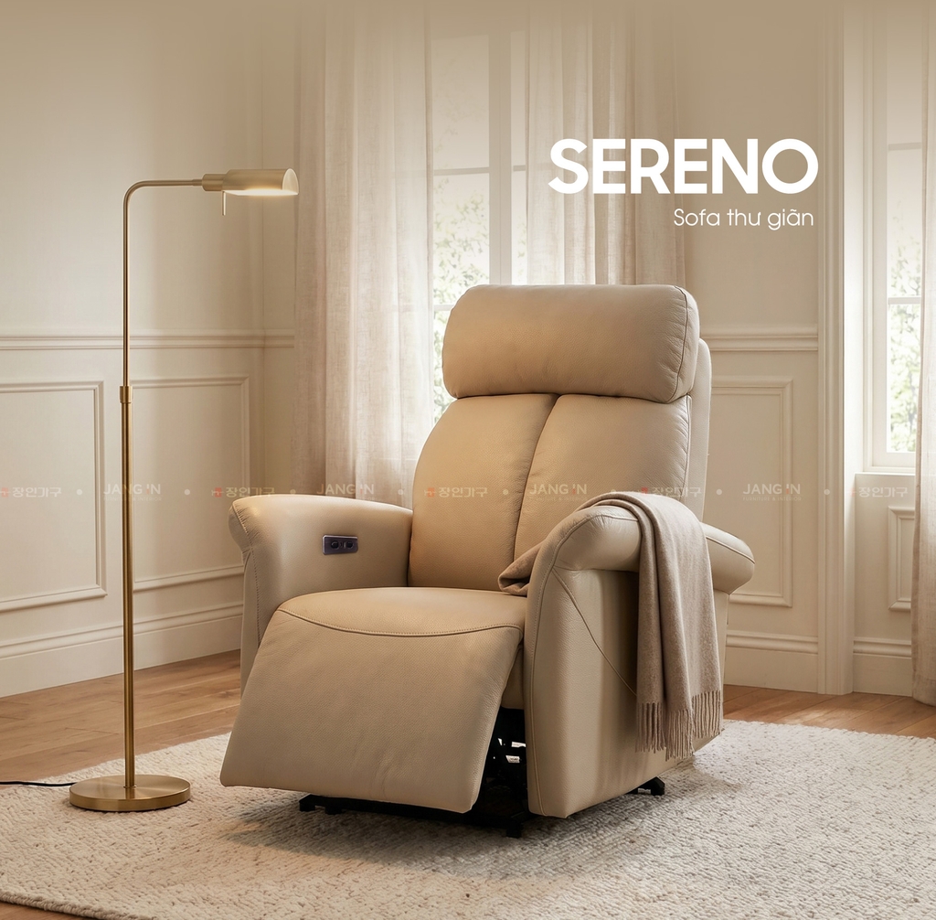 SOFA THƯ GIÃN SERENO CỐ ĐỊNH