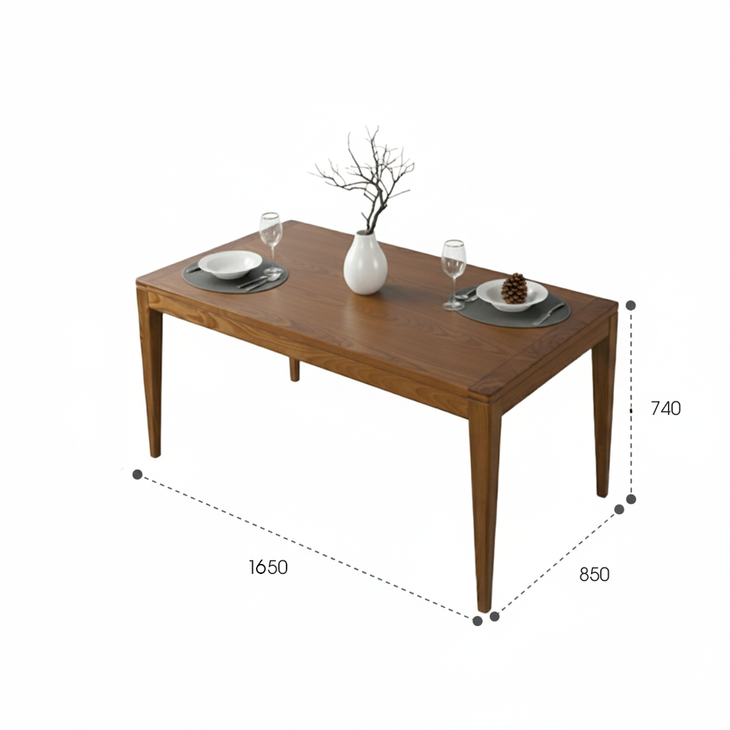 BỘ BÀN ĂN GỖ SPENCER(N)