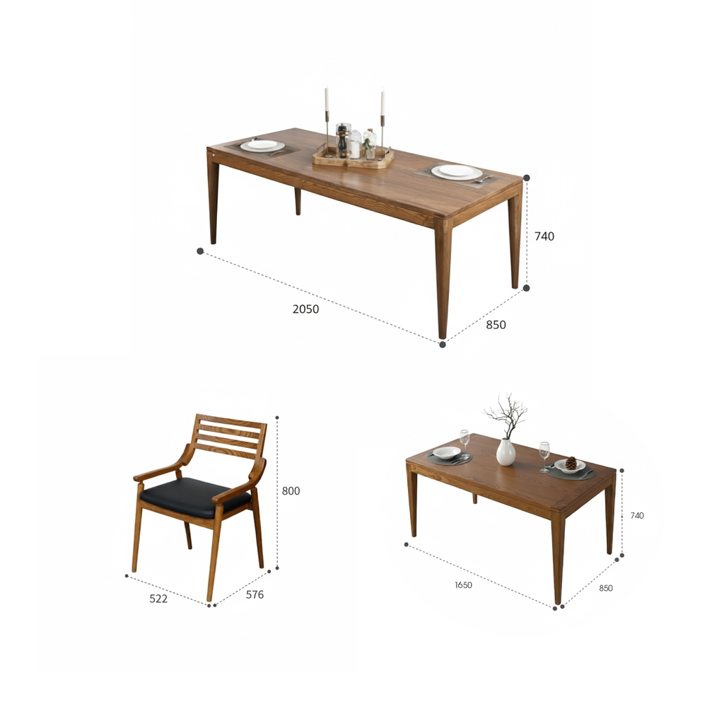 BÀN ĂN GỖ SPENCER