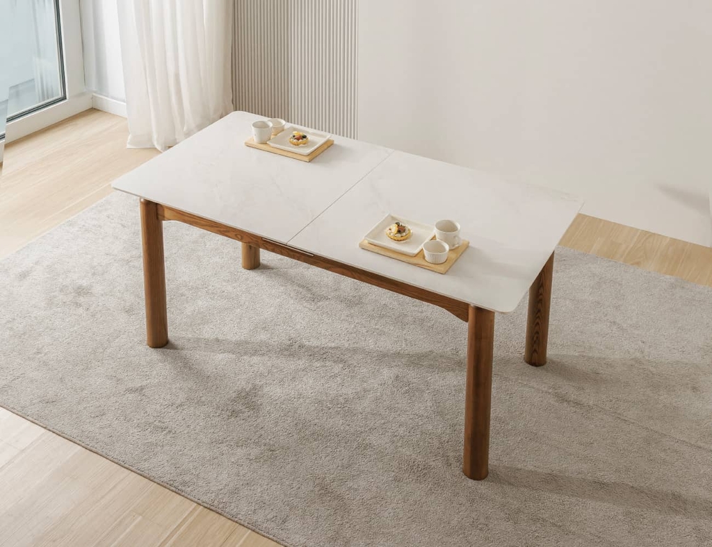 BÀN ĂN CERAMIC PORCELAIN MỞ RỘNG STELLA 4 CHỖ
