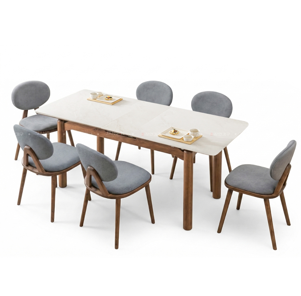BỘ BÀN ĂN CERAMIC MỞ RỘNG STELLA 4 CHỖ