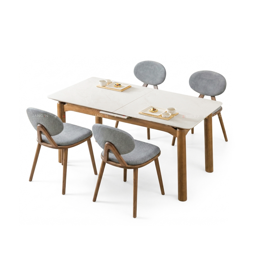 BỘ BÀN ĂN CERAMIC MỞ RỘNG STELLA