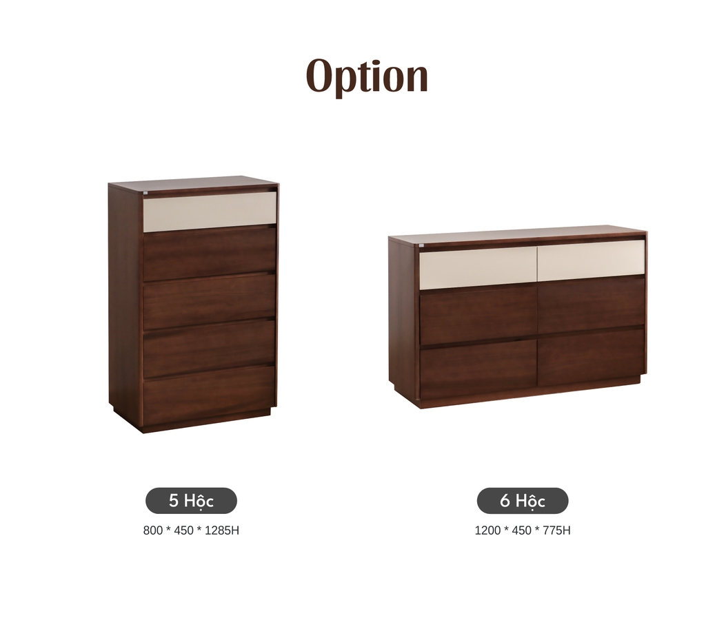 TỦ 6 HỘC THẤP BLISS