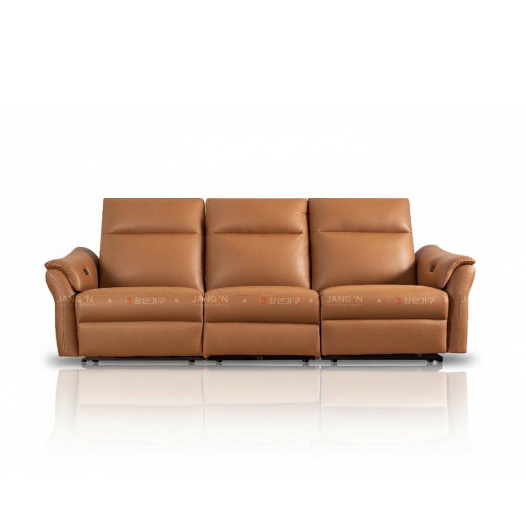 SOFA DA VIENNA 4 CHỖ TOBACCO