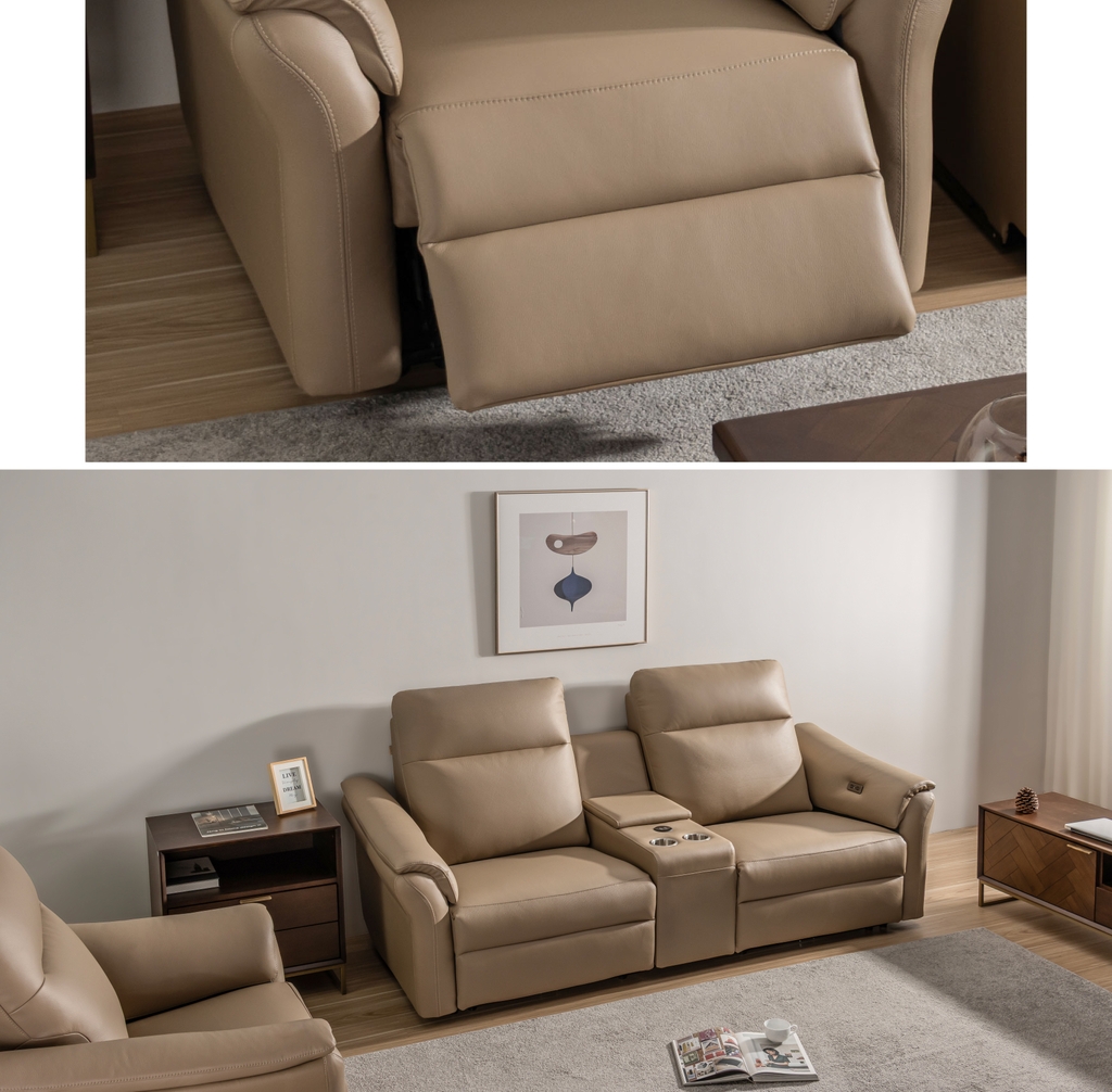 SOFA DA THƯ GIÃN VIENNA 3 CHỖ NOMAD