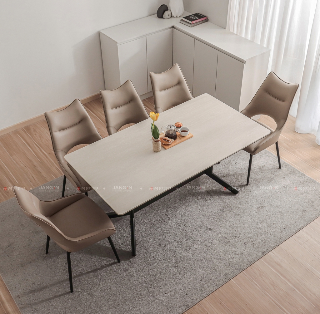 BỘ BÀN ĂN ĐÁ CERAMIC 6 CHỖ WINSTON