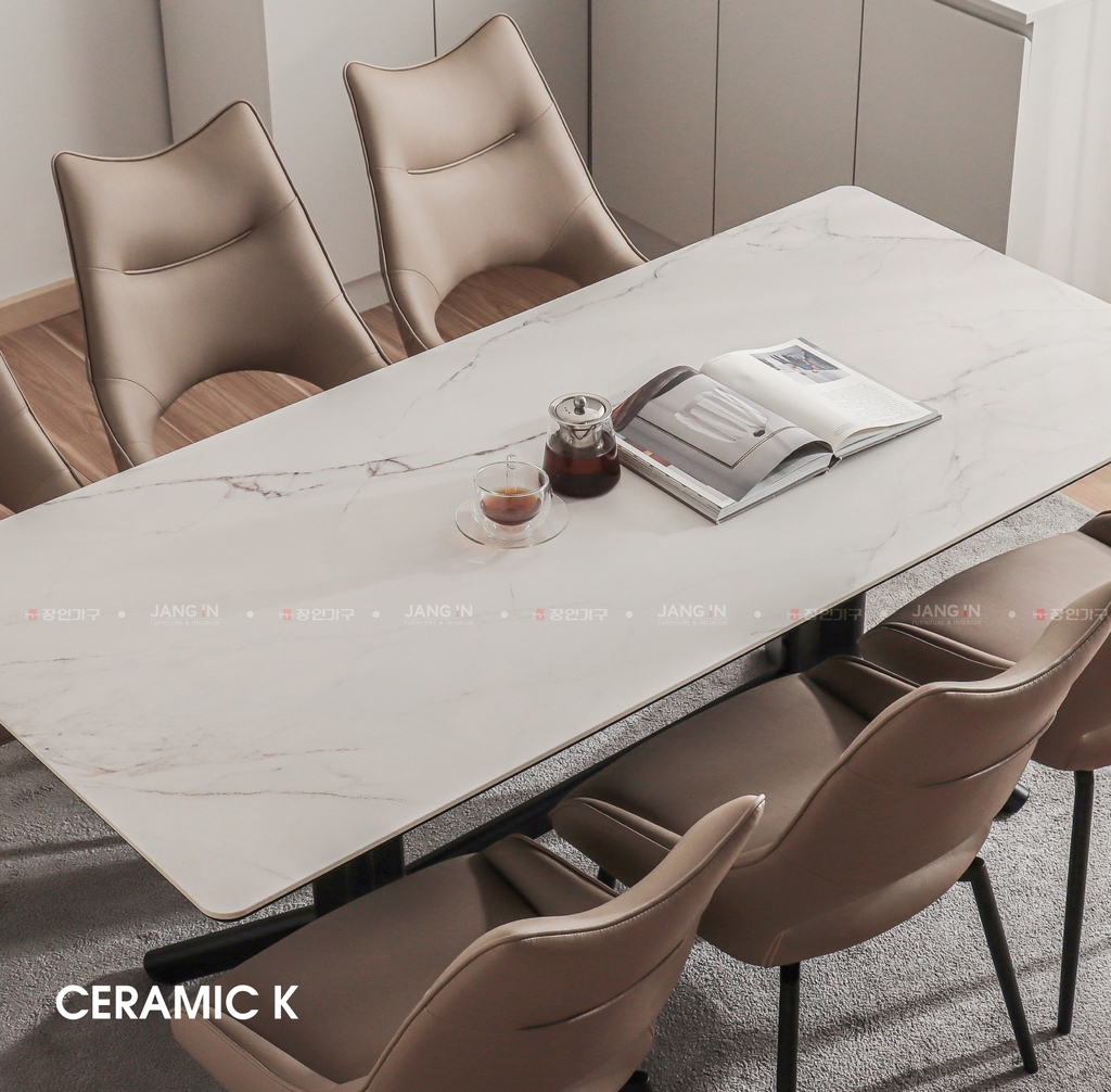 BỘ BÀN ĂN ĐÁ CERAMIC 6 CHỖ WINSTON