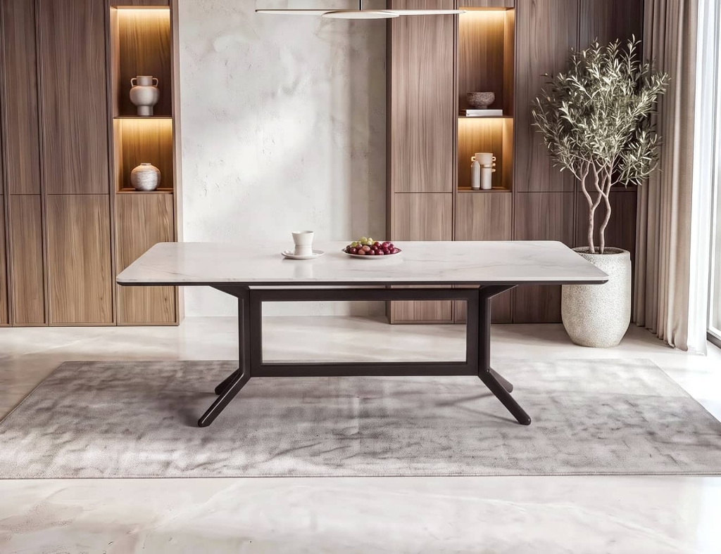 BỘ BÀN ĂN ĐÁ CERAMIC 8 CHỖ WINSTON