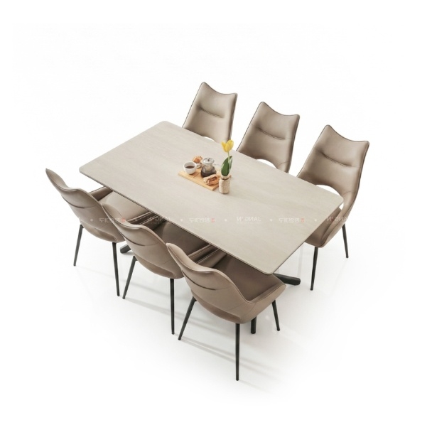 BỘ BÀN ĂN ĐÁ CERAMIC 6 CHỖ WINSTON