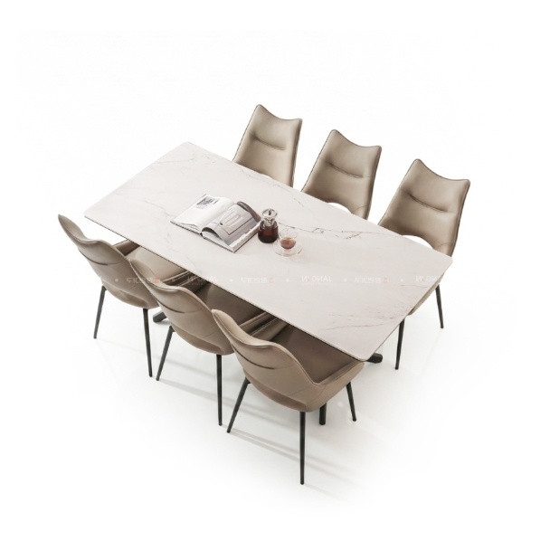 BỘ BÀN ĂN ĐÁ CERAMIC 6 CHỖ WINSTON