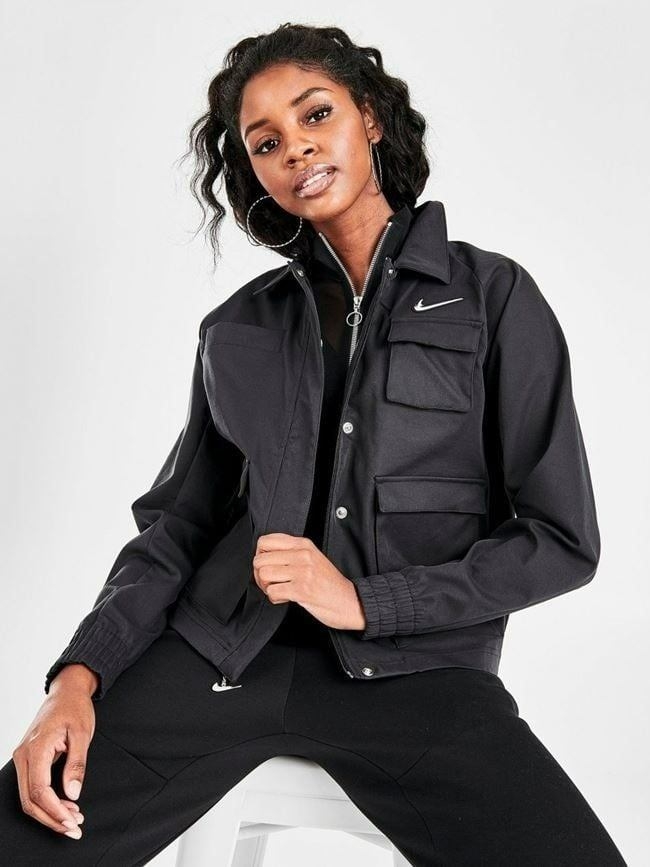 Áo Khoác NK Kadın Siyah Ceket Jacket