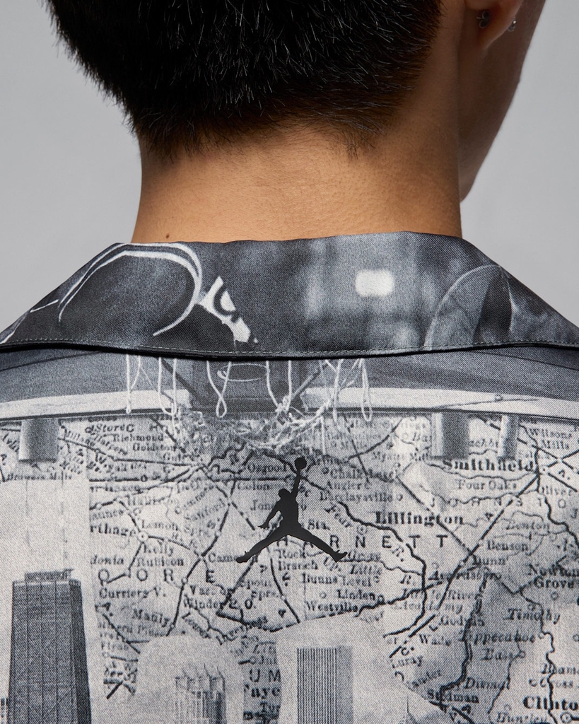 Áo JD Essentials Men's Printed Camp Top