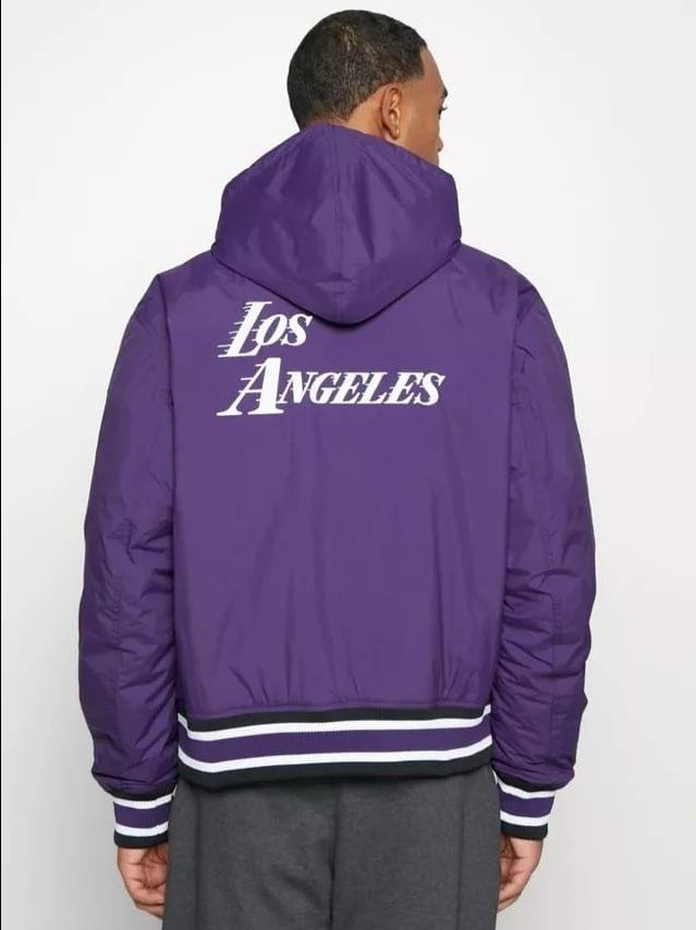 Áo Phao NK Men's NBA Los Angeles Lakers Courtside City Edition Jacket