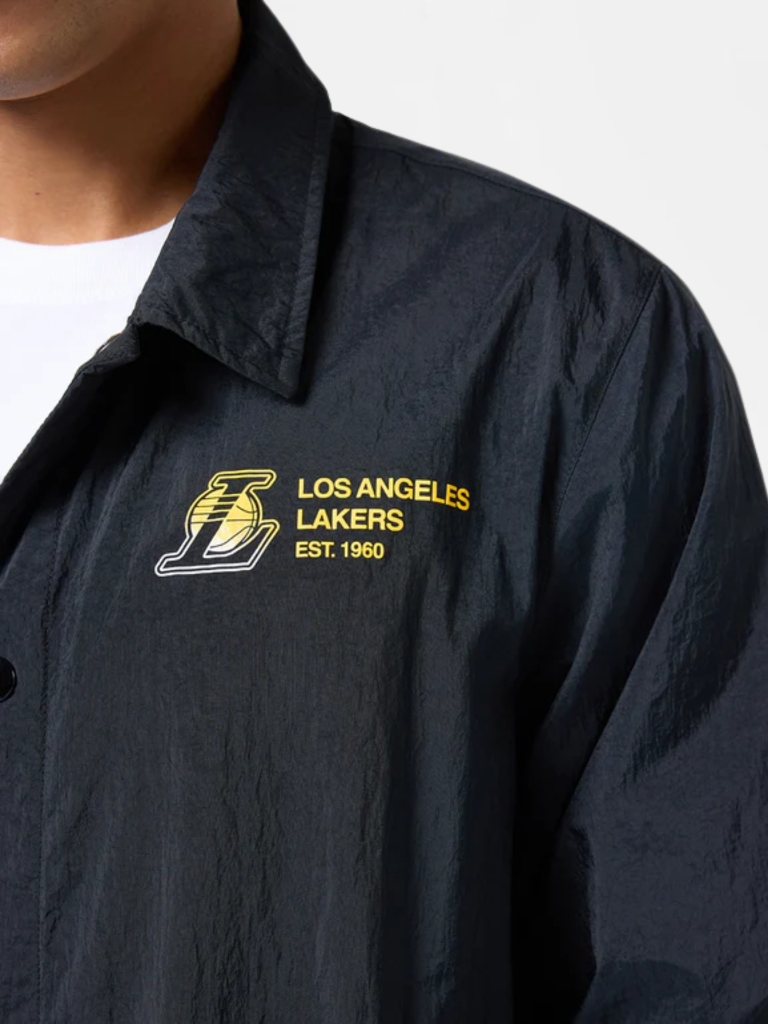 Áo Khoác Los Angeles Lakers Men's Coaches Jacket