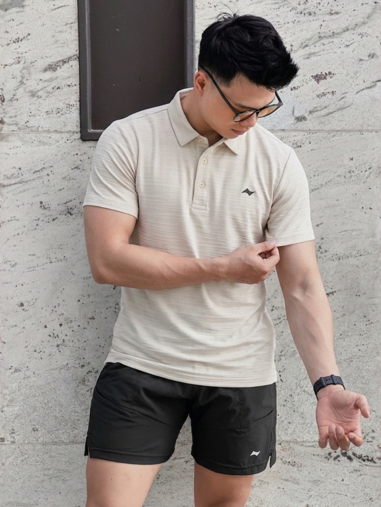 Áo Thun Ura Stride Jacquard Polo