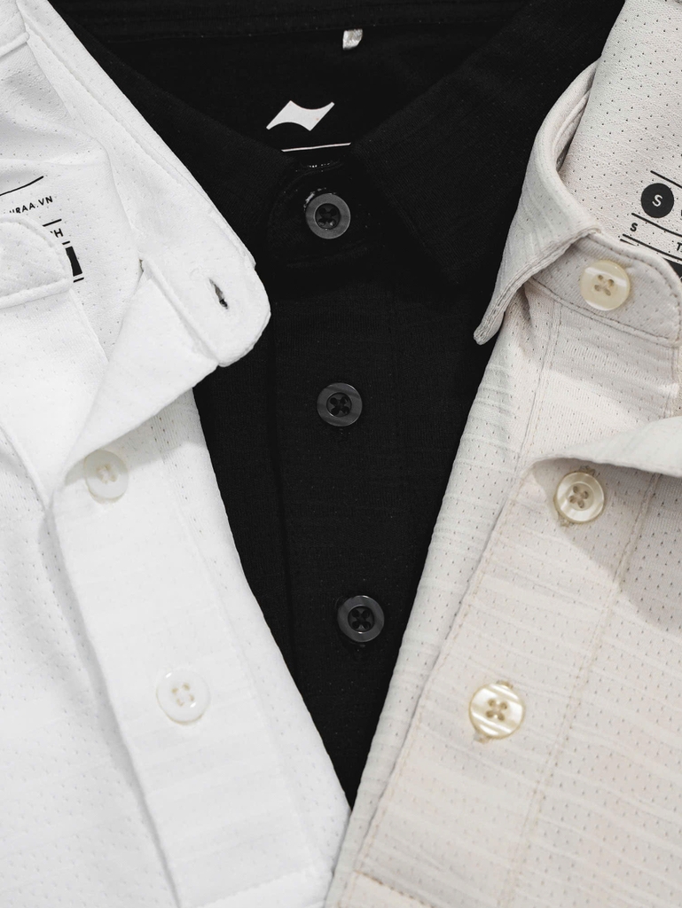 Áo Thun Ura Stride Jacquard Polo