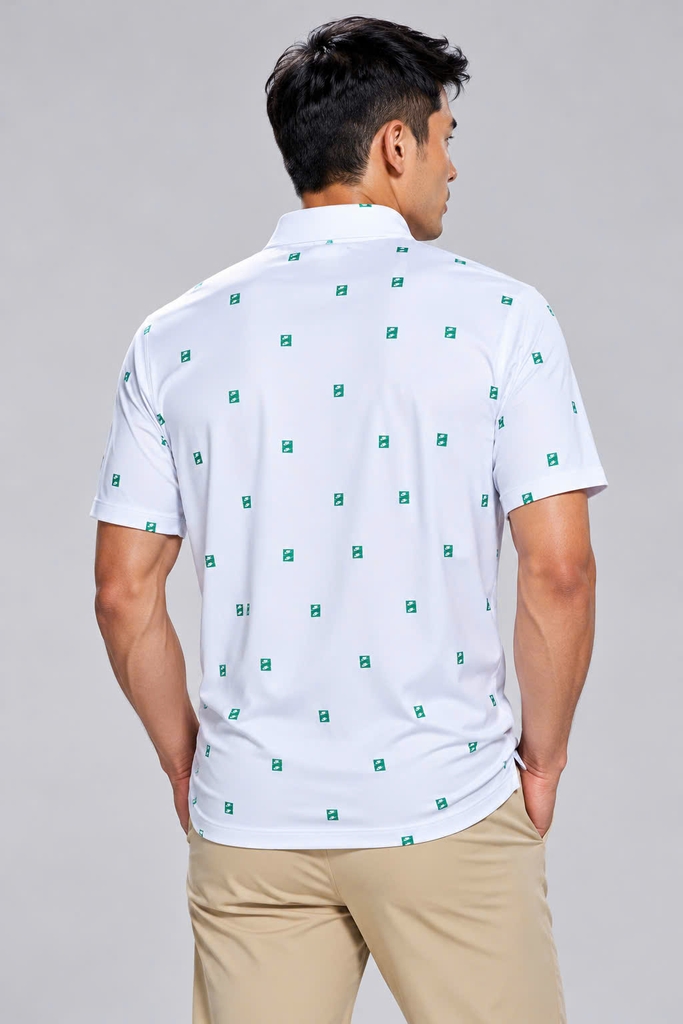 Áo Thun Dri-FIT Par 5 Icon Stack Print Polo