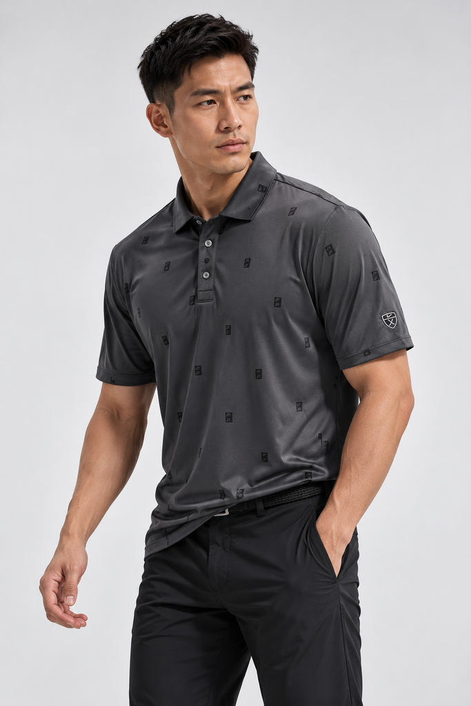 Áo Thun Dri-FIT Par 5 Icon Stack Print Polo