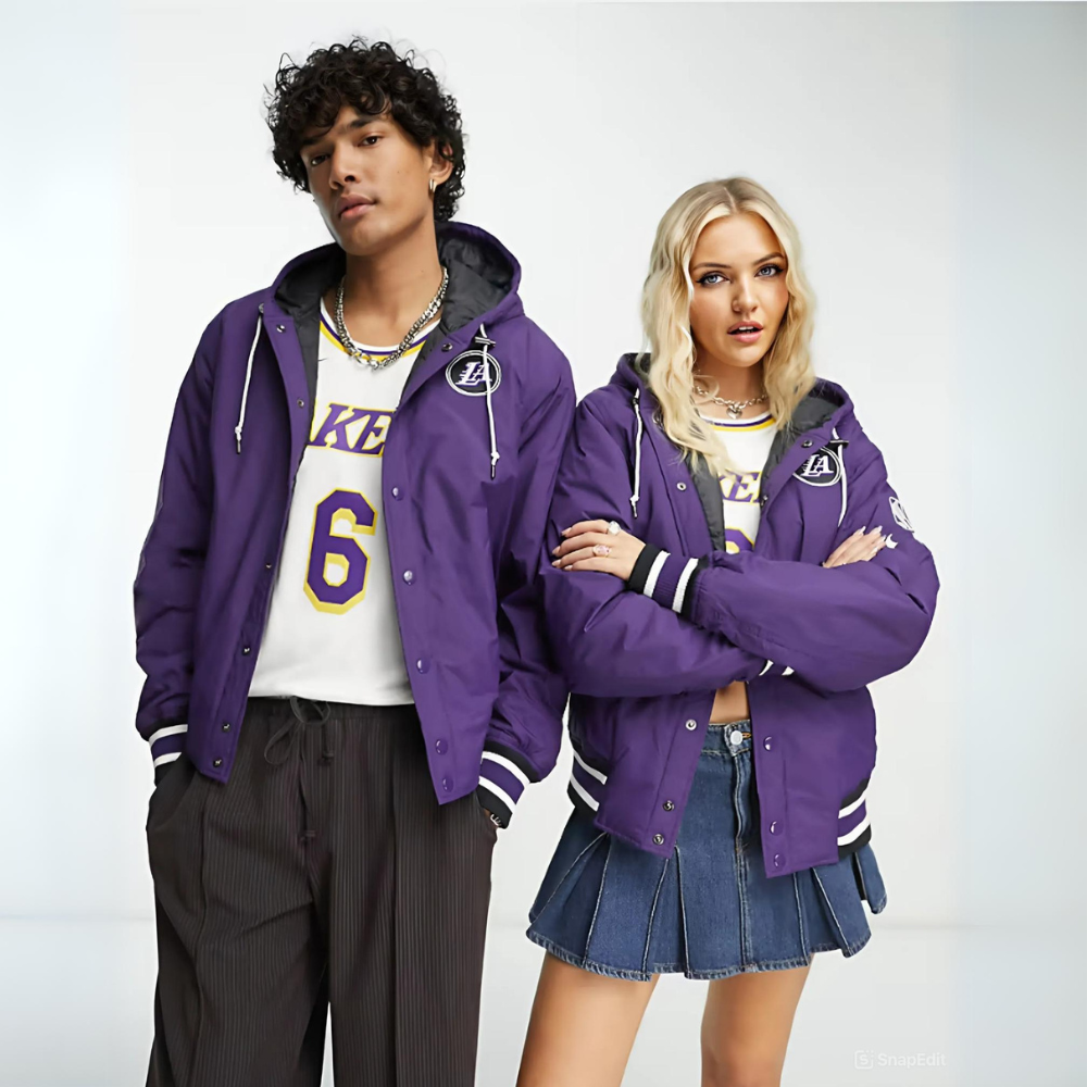 Áo Phao NK Men's NBA Los Angeles Lakers Courtside City Edition Jacket