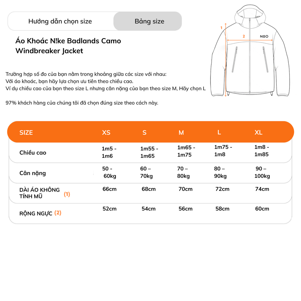 Áo Khoác NK Badlands Camo Windbreaker Jacket