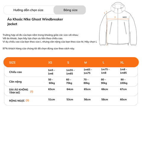 Áo Khoác NK Ghost Windbreaker Jacket