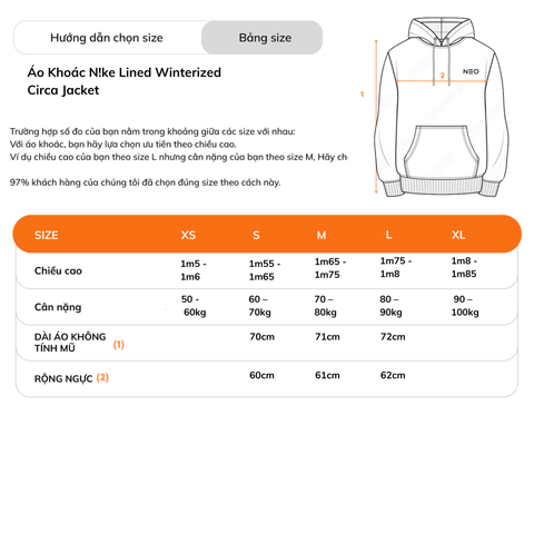 Áo khoác NK Lined Winterized Circa Jacket