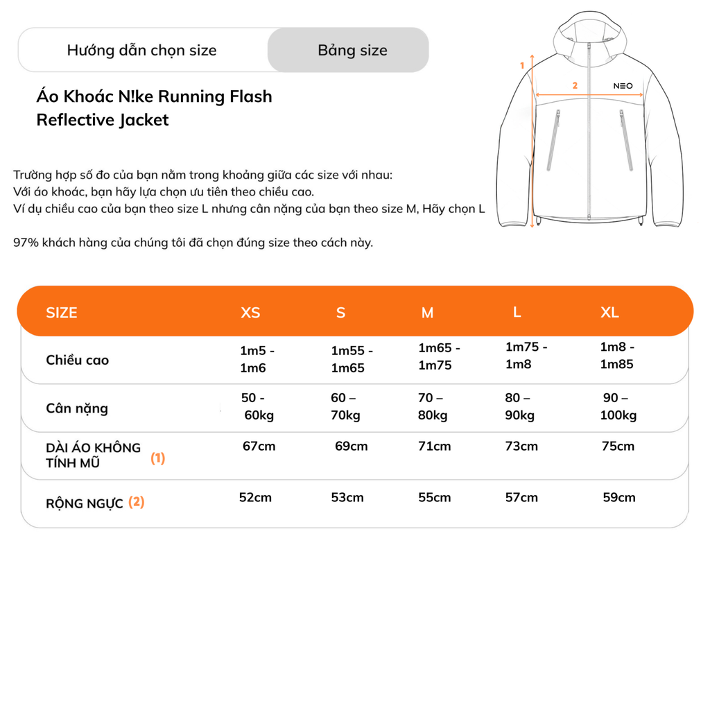 Áo Khoác NK Running Flash Reflective Jacket