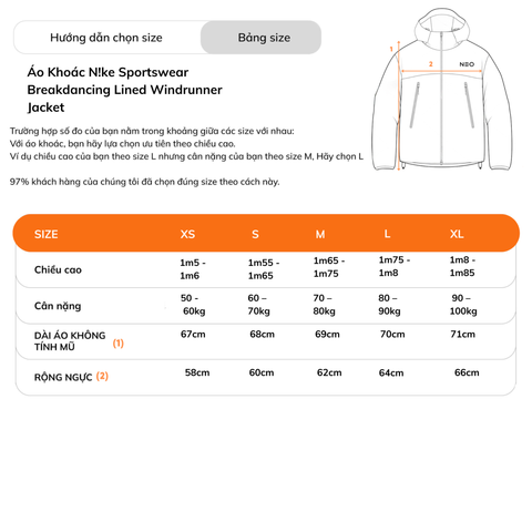 Áo Khoác NK Sportswear Breakdancing Lined Windrunner Jacket