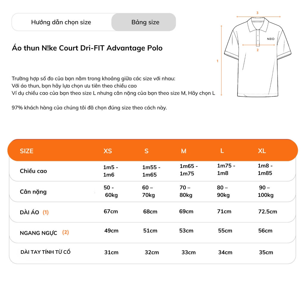Áo Thun NK Court Dri-FIT Advantage Polo