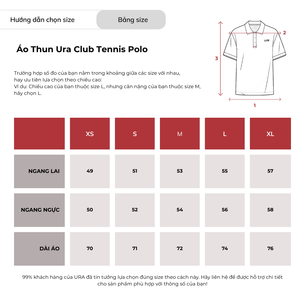 Áo Thun Ura Club Tennis Polo