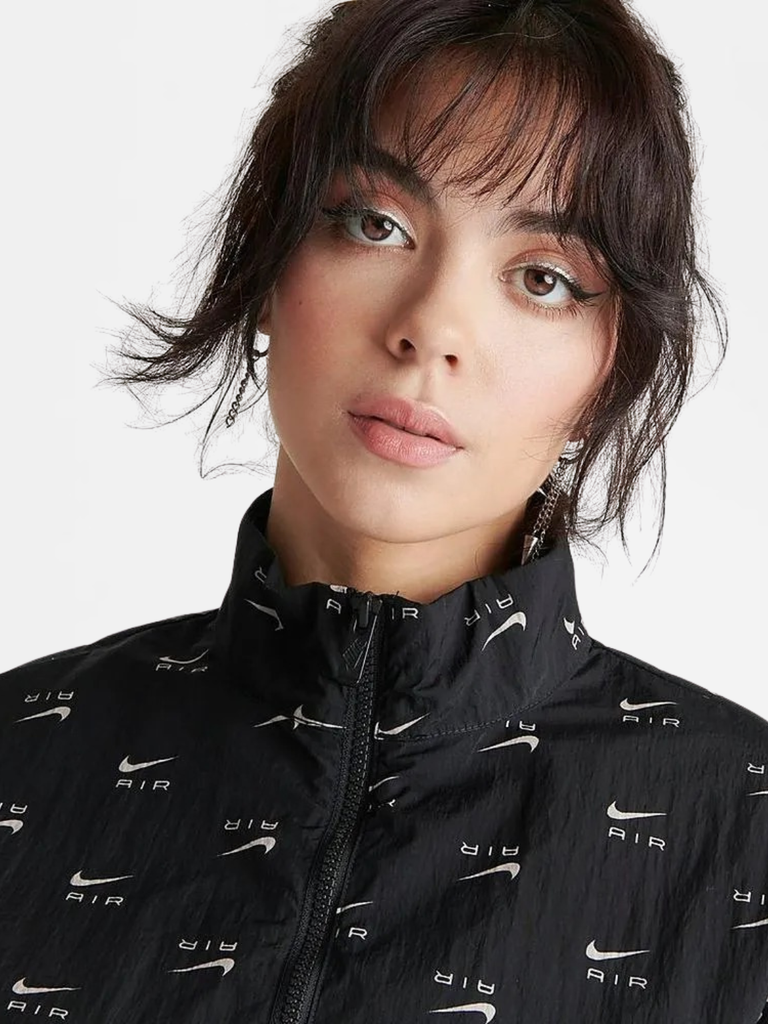 Áo Khoác NK Air Women's 1/4-Zip Mod Crop Woven Top