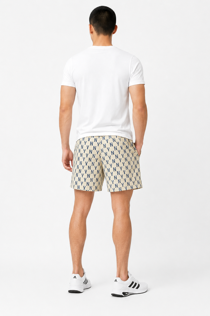 Quần Ngắn MLB Monogram Print Setup Shorts