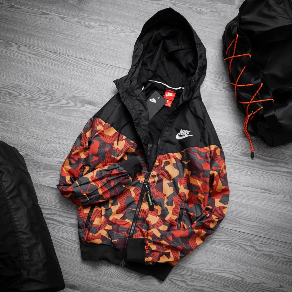 Áo Khoác NK Badlands Camo Windbreaker Jacket