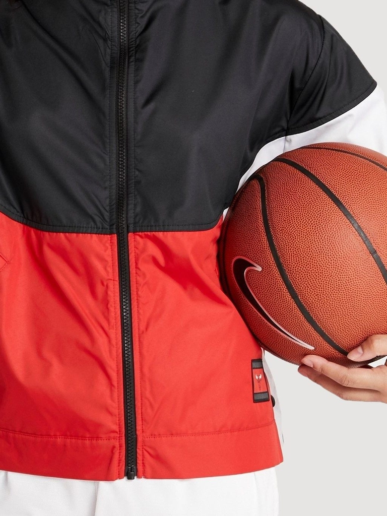 Áo Khoác NK Chicago Bulls Courtside Snap Jacket