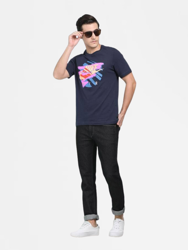 Áo Thun NK Men Printed Round Neck Pure T-Shirt