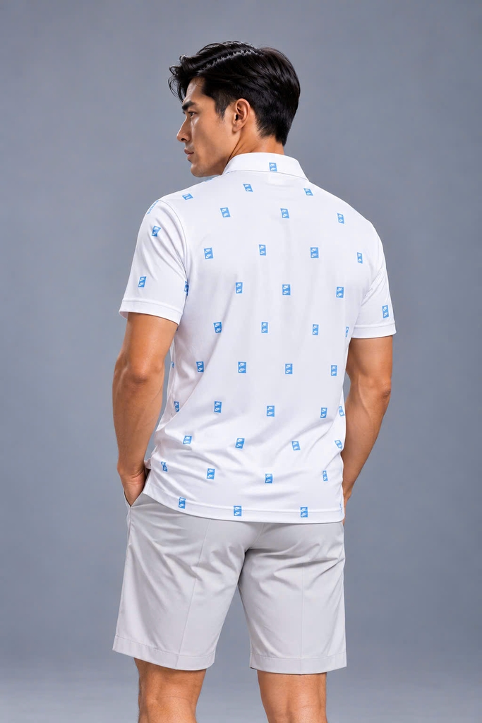 Áo Thun Dri-FIT Par 5 Icon Stack Print Polo