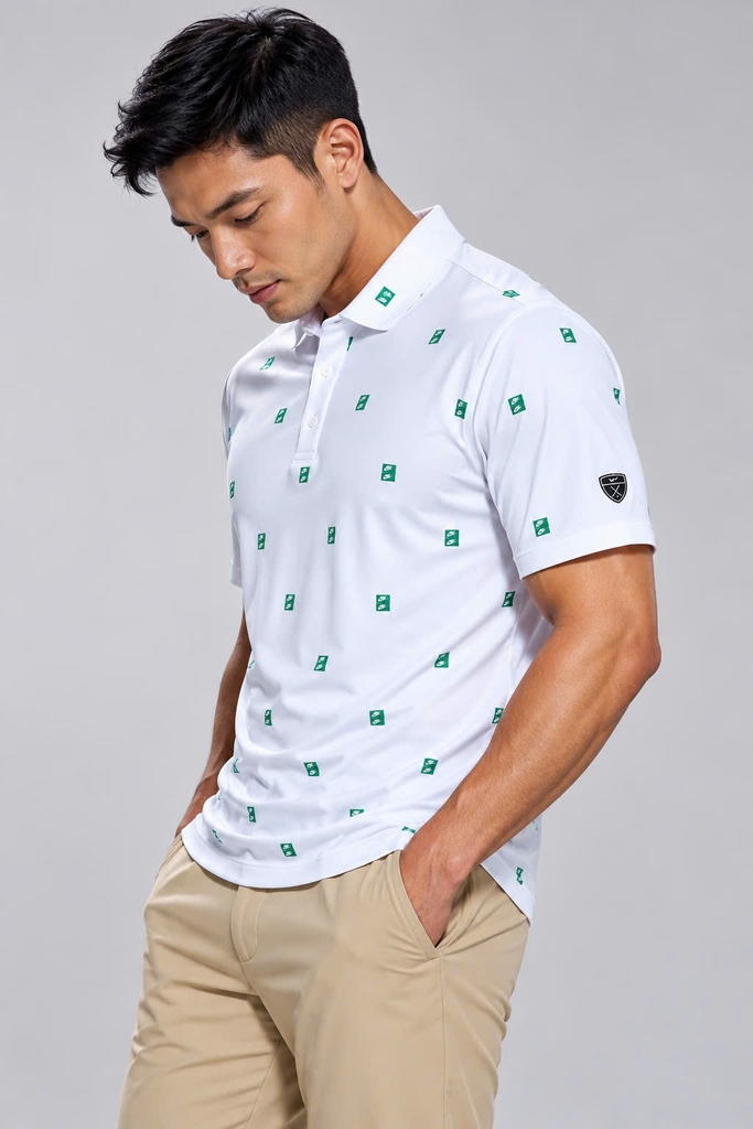 Áo Thun Dri-FIT Par 5 Icon Stack Print Polo