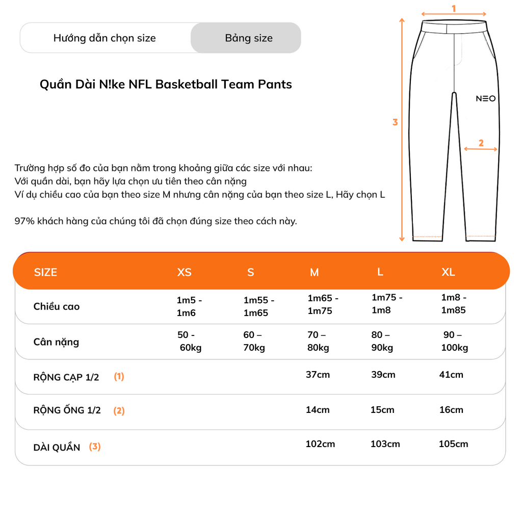 Quần Dài NK NFL Basketball Team Pants